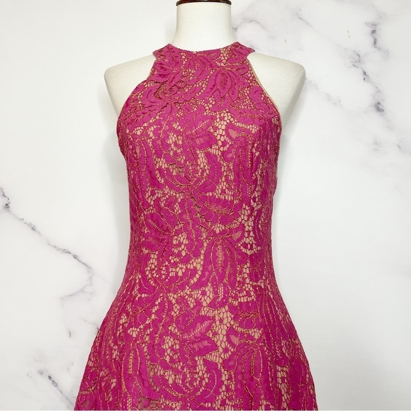 Dress the Population Angie Lace Fit & Flare Dress - Picture 9 of 16